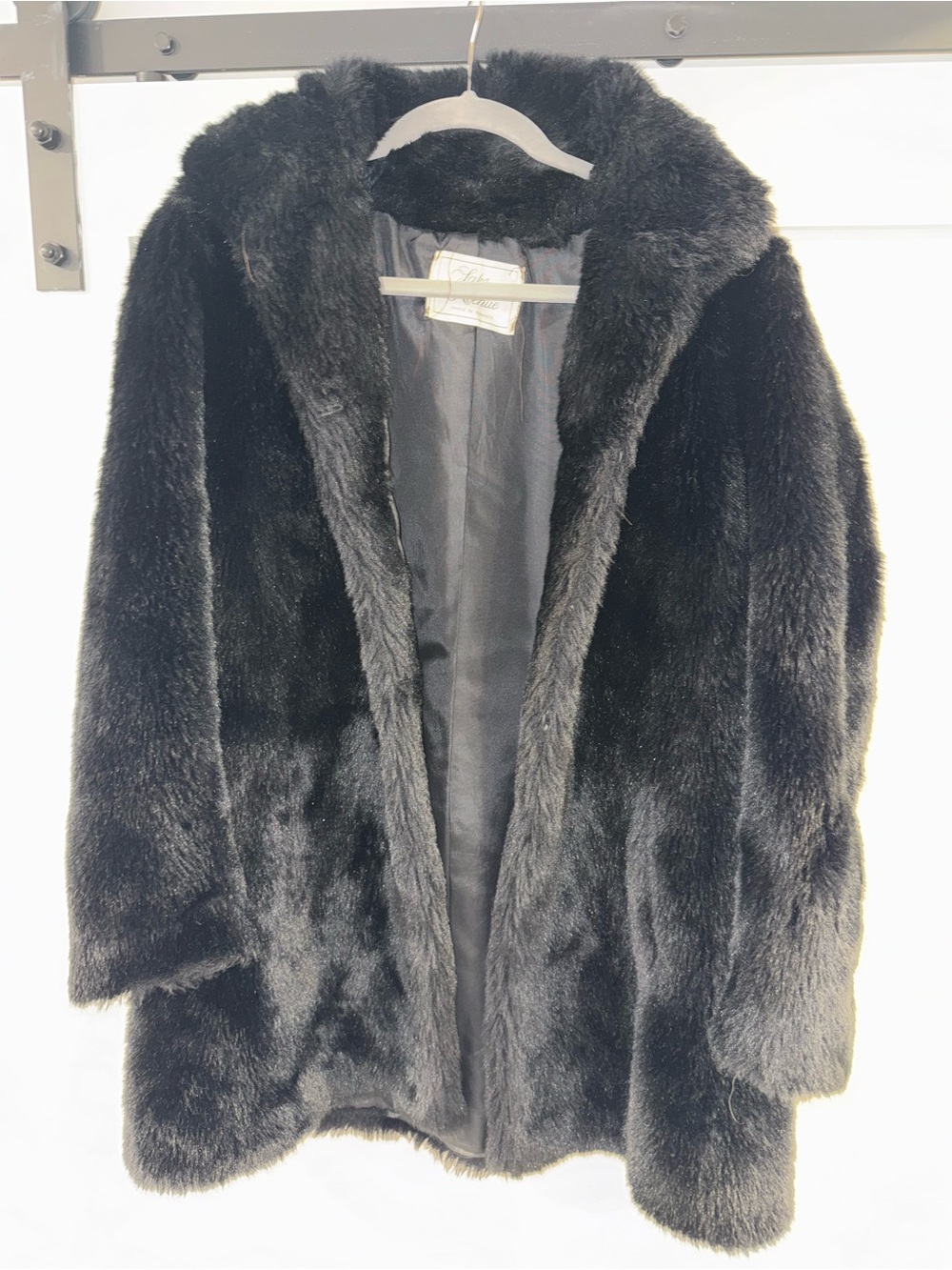 Vintage Saks Fifth Avenue Faux Fur Jacket